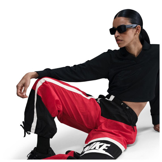 Nike Γυναικείο παντελόνι φόρμας Sportswear Street Mid-Rise Woven Open-Hem Pants Nike Γυναικείο παντελόνι φόρμας Sportswear Street Mid-Rise Woven Open-Hem Pants